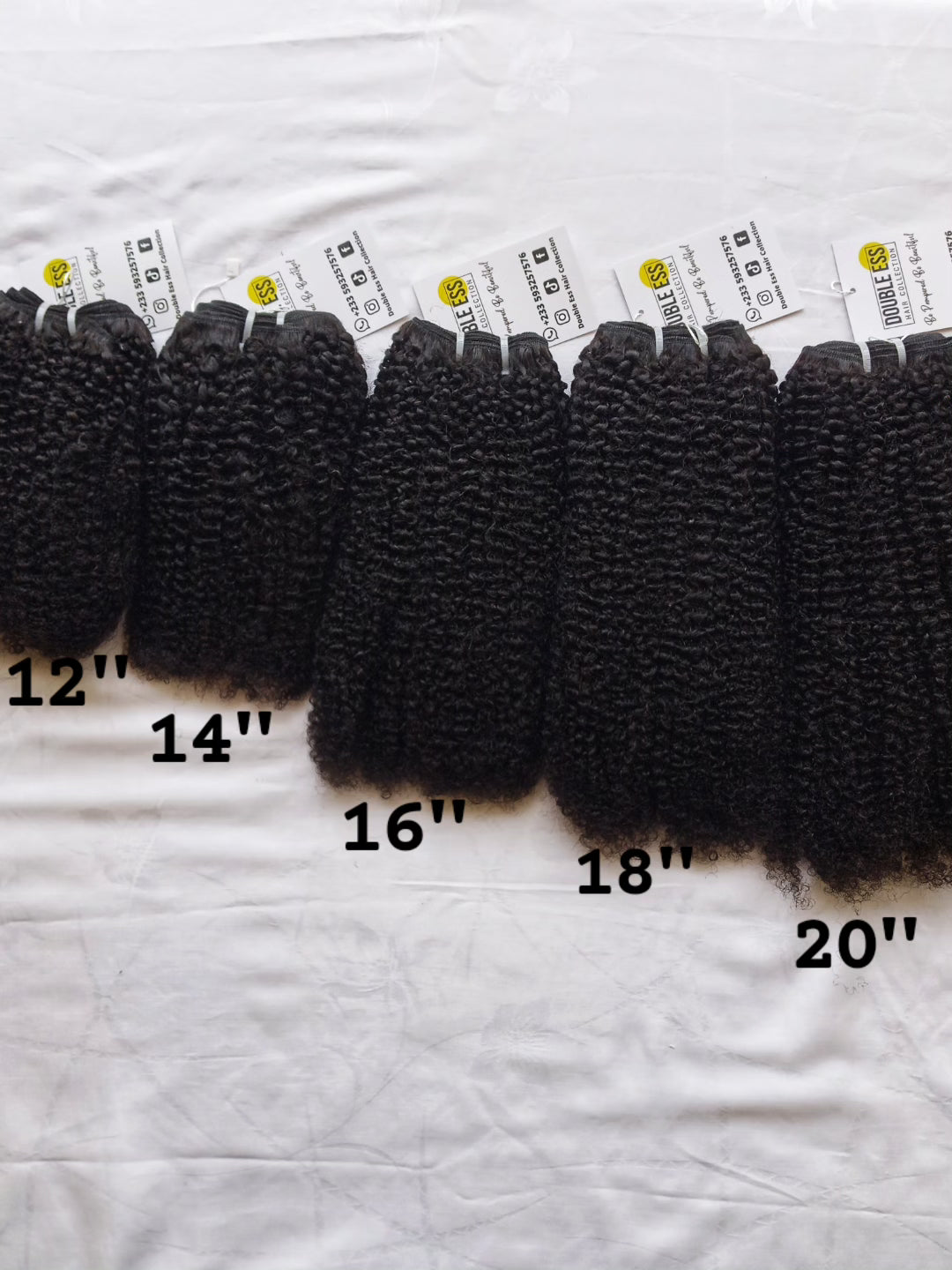 ARA AFRO KINKY HUMAN HAIR 4B4C WEFT BUNDLES