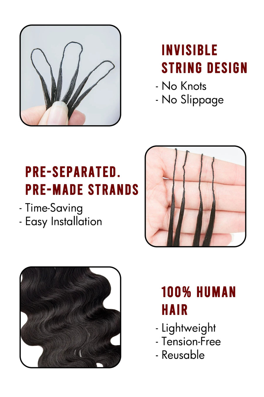 HUMAN HAIR FEATHER CROCHET BODYWAVE