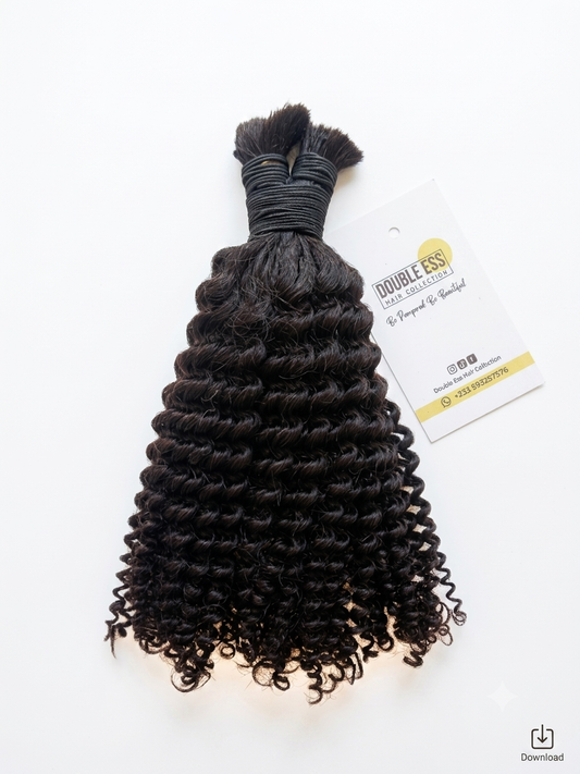 AFRO KINKY CURLY HUMAN HAIR BULK