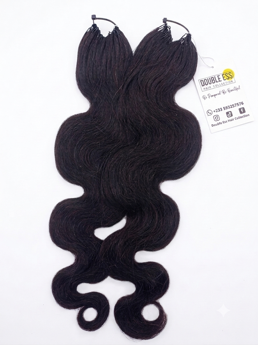 HUMAN HAIR FEATHER CROCHET BODYWAVE