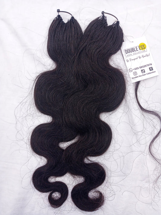 HUMAN HAIR FEATHER CROCHET BODYWAVE